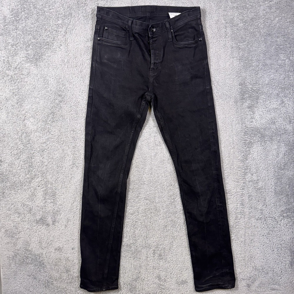The Unbranded Brand Jeans Mens 30x32 Raw Selvedge Skinny 11oz‎ Stretch UB144